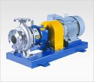 Máy bơm ly tâm trục ngang vật liệu SS304 (SS316)