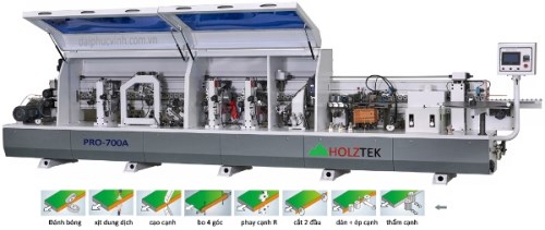 Máy dán cạnh tự động full chức năng