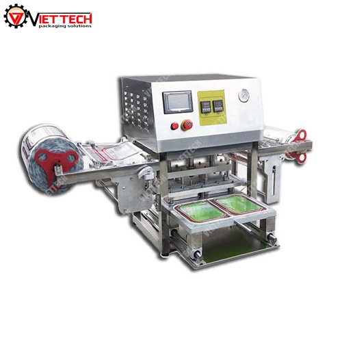 Máy dán miệng cốc, hộp bán tự động