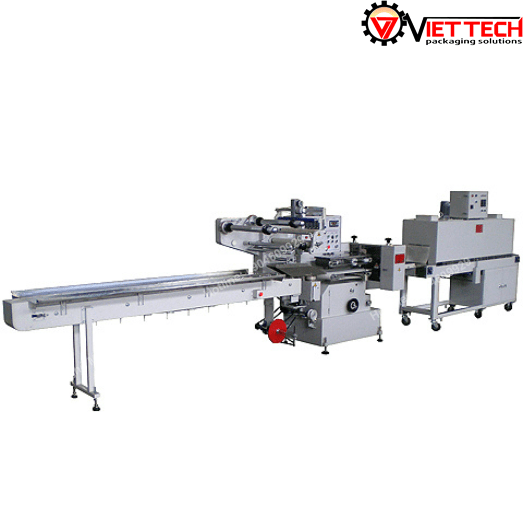 Máy đóng gói và co màng tốc độ cao