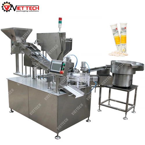 Máy đóng tuýp viên sủi