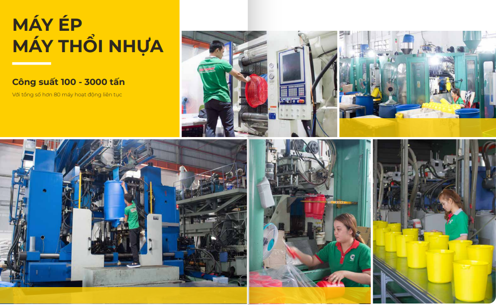 Máy ép - Máy thổi nhựa