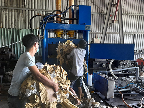 Máy ép rác thải sinh hoạt
