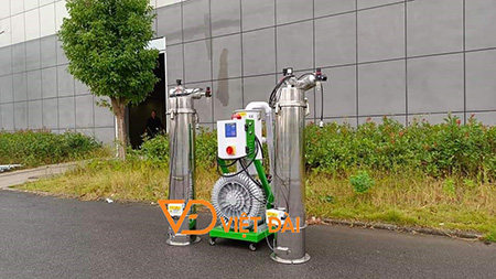 Máy hút bột kèm phễu