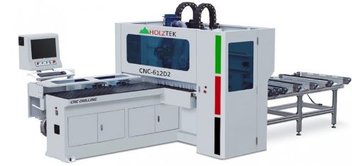 Máy khoan CNC 6 mặt 2 chùm khoan kép