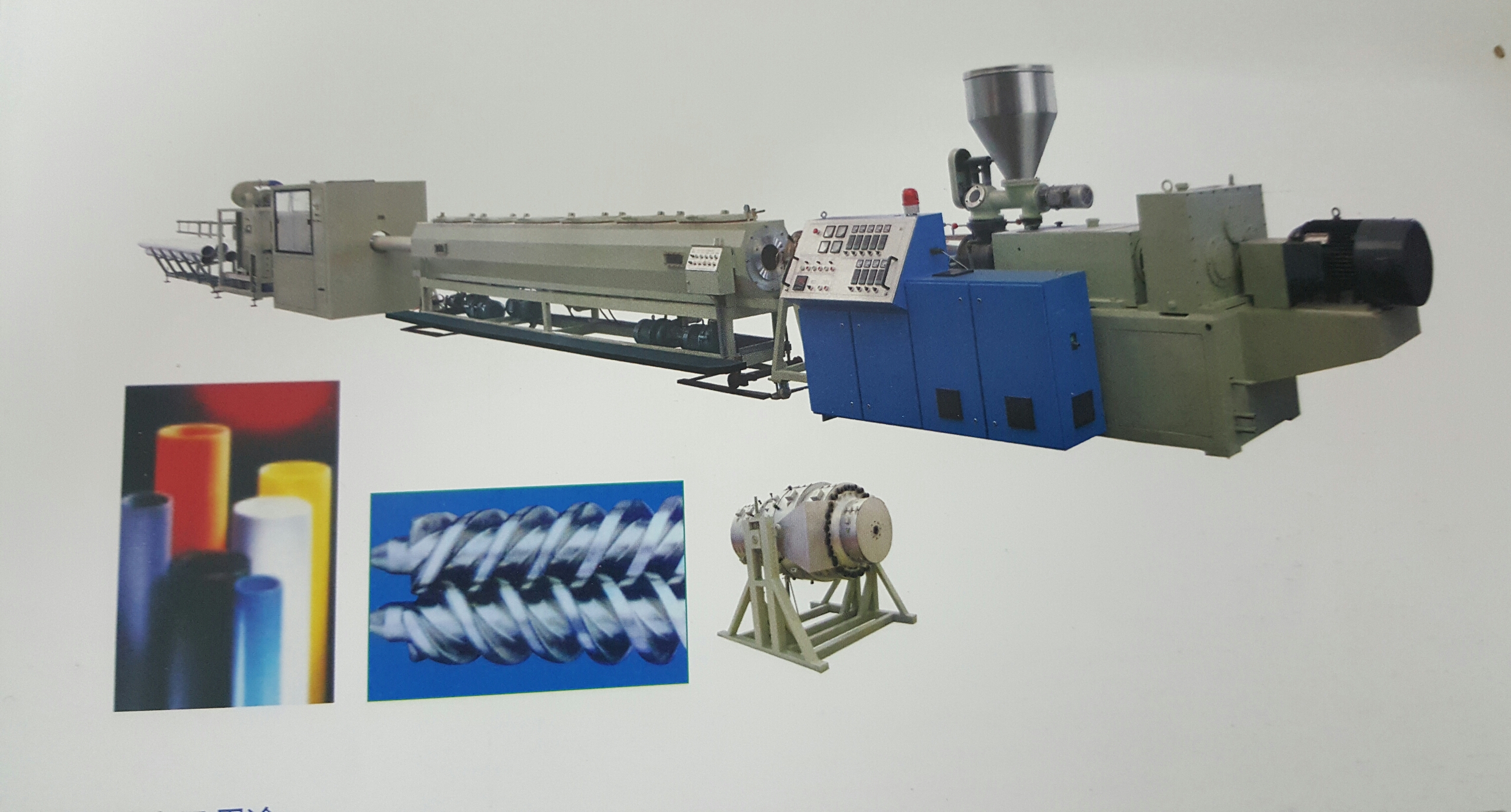 Máy làm ống PVC hai trục vít