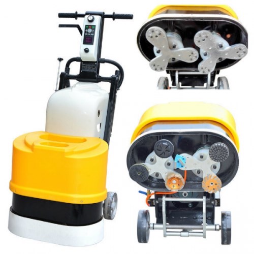 Máy mài bê tông 6 đĩa dùng điện 1 pha