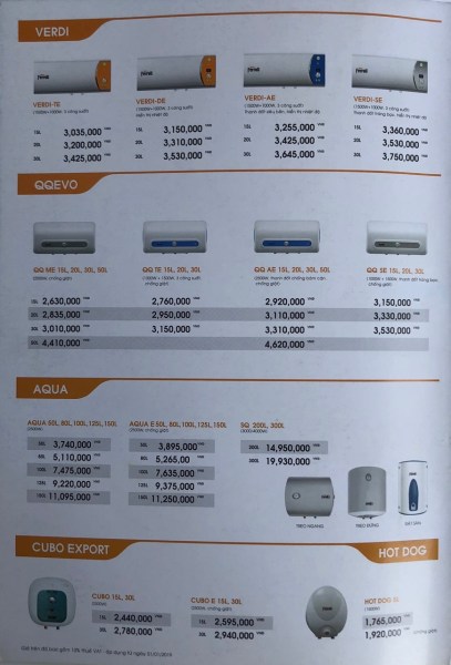 Máy nước nóng Ferroli