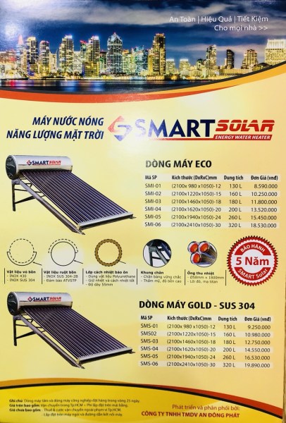 Máy nước nóng năng lượng mặt trời