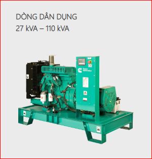Máy phát điện cummins dân dụng