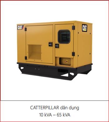 Máy phát điện catterrpllal dân dụng