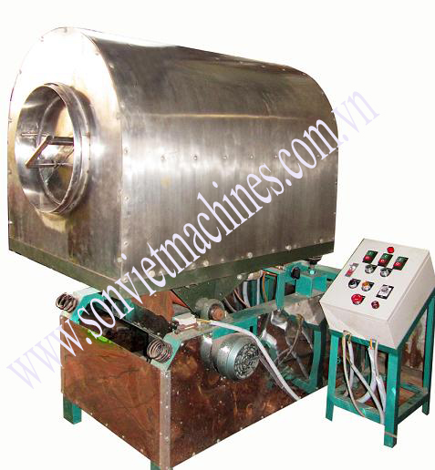Máy rang nhân điều