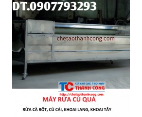 Máy rửa trai cây, củ, quả