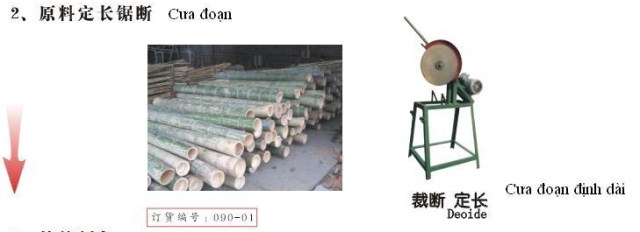 Máy sản xuất chiếu tre