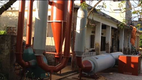 Máy sấy mùn cưa