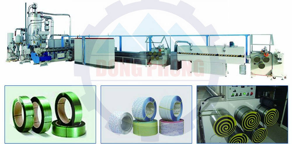 Máy sản xuất dây đai PP- PET