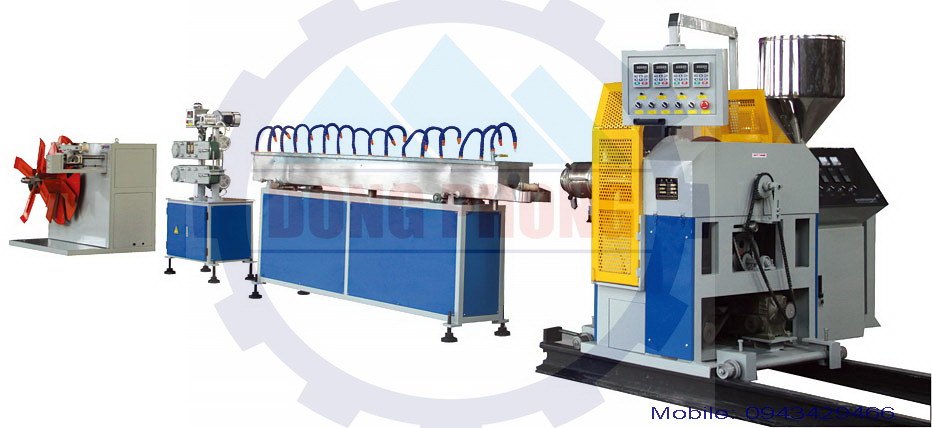 Máy sản xuất ống nhựa PVC mềm lõi thép