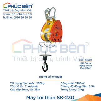Máy tời than SK-230