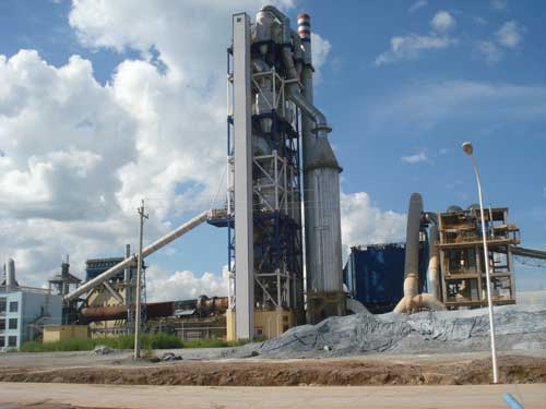 Gia công kết cấu thép nhà máy xi măng