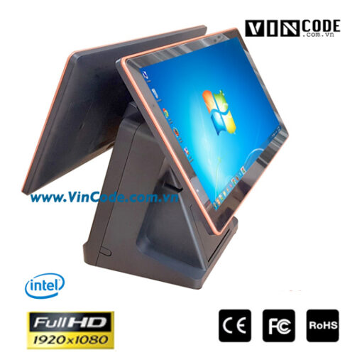 Máy POS tính tiền tích hợp thêm máy in hóa đơn khổ 80mm