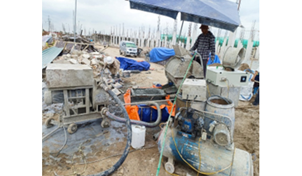 Máy bơm bê tông nhẹ