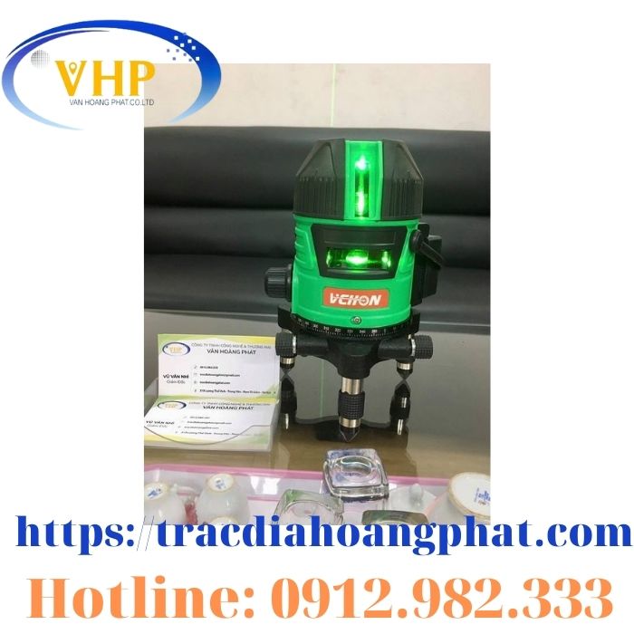 Máy cân bằng laser 5 tia xanh Achon