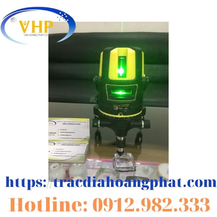 Máy cân bằng laser 5 tia xanh Kapro