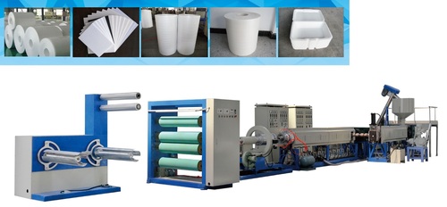 Máy cán màng xốp foam ps