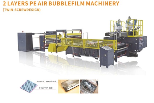 Máy cán màng xốp khí 2 lớp