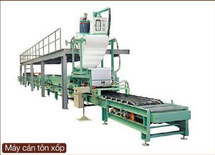 Máy cán tôn xốp