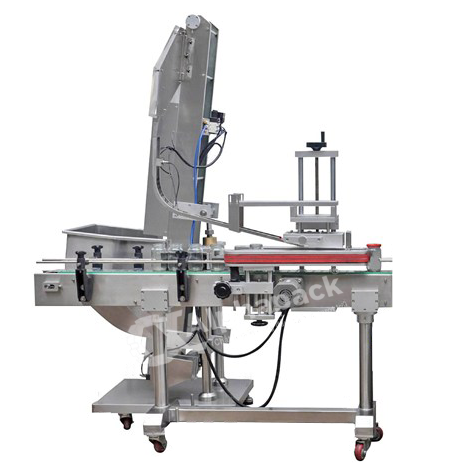 Máy cấp náp vặn nắp băng tải