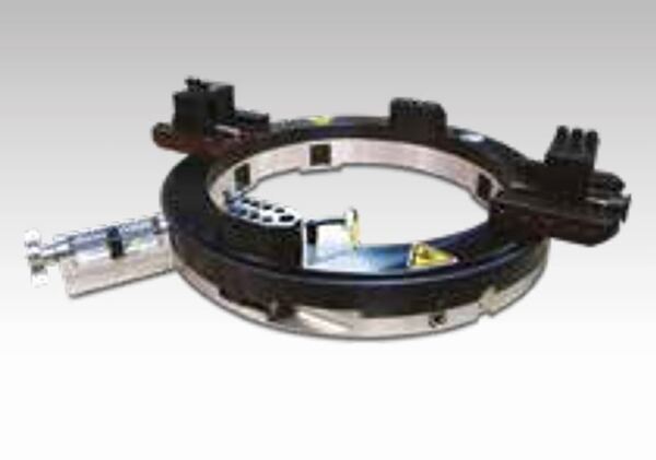 Máy cắt ống Clamshell thân hẹp cổ trung