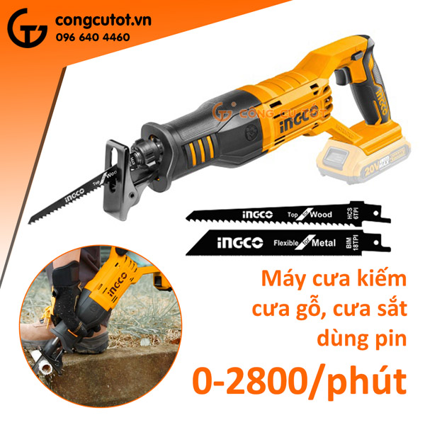 Máy cưa kiếm sắt gỗ Ingco CRSLI1151