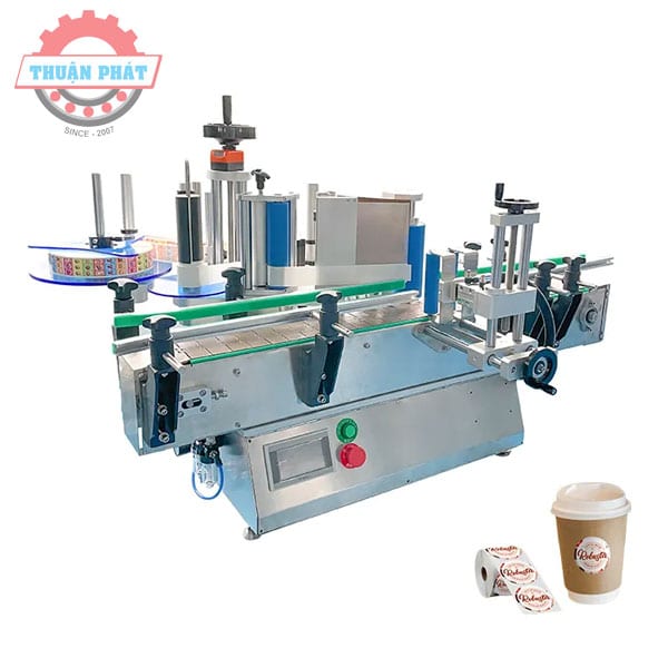 Máy dán nhãn cốc giấy 2 mặt tự động DN-G03