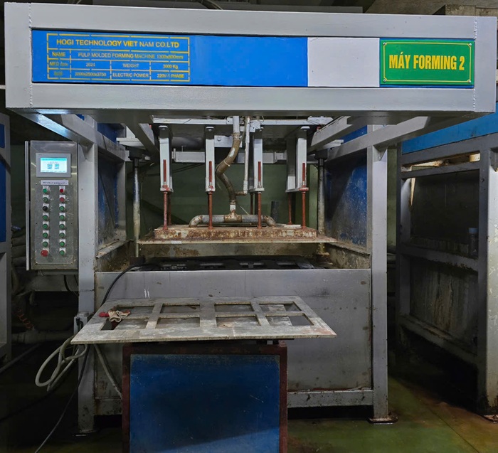 Máy định hình khay giấy