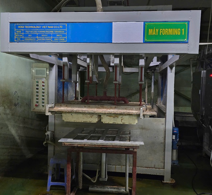 Máy định hình khay giấy