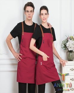 May đồng phục tạp dề