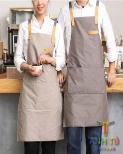 May đồng phục tạp dề