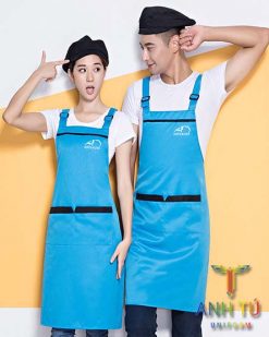 May đồng phục tạp dề