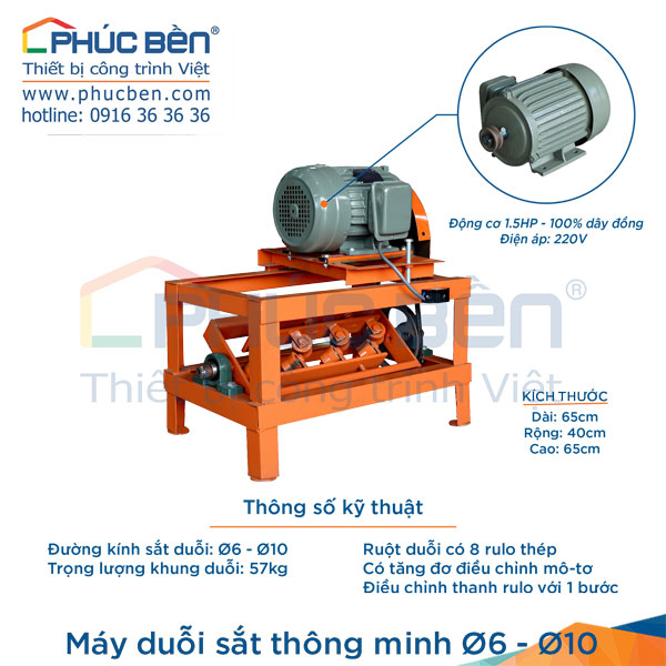 Máy duỗi sắt thông minh