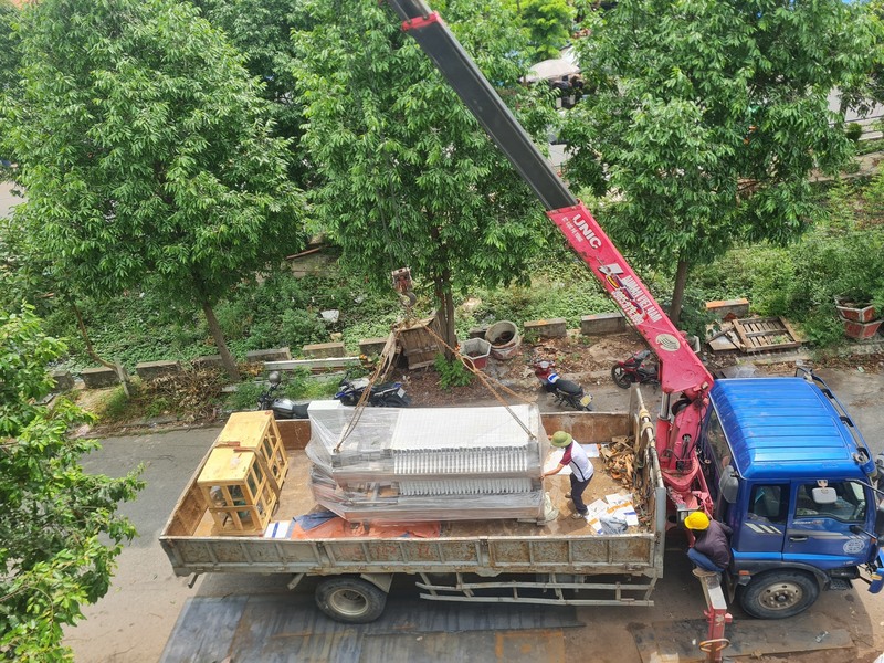 Dự án máy ép bùn tại Hưng Yên