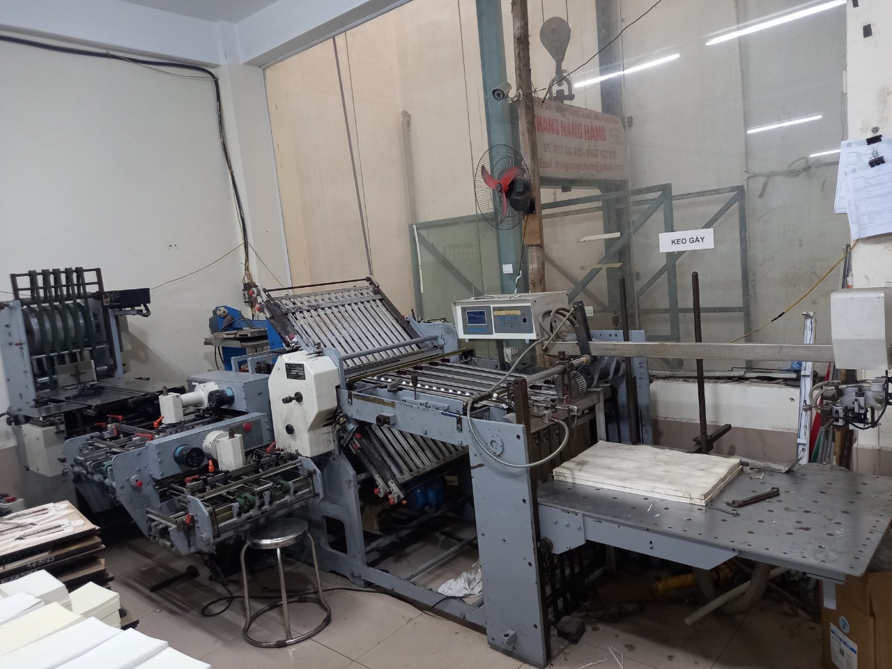 Máy gấp sách 3 vạch