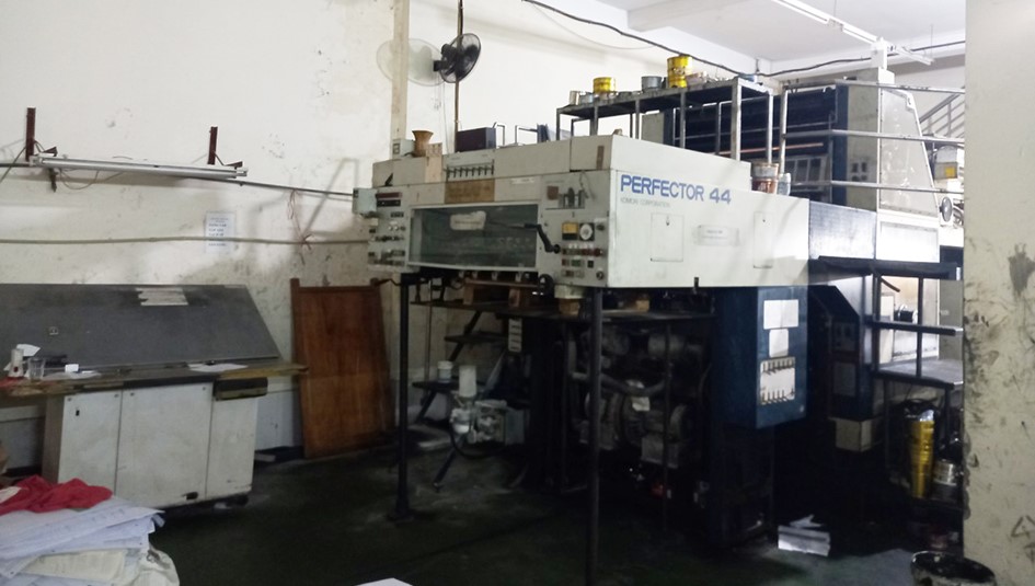 Máy in KOMORI PERFECTOR 44 - 1 màu 2 mặt