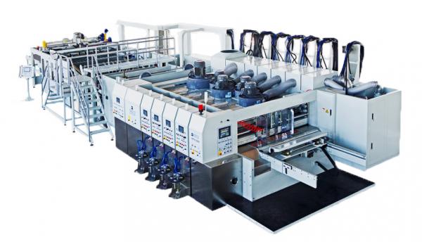 Máy in Flexo bổ chạp tự động (in mặt dưới)