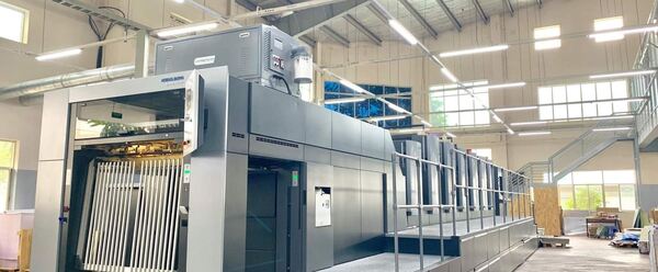 Máy in Heidelberg CD-102 6 màu tráng phủ online