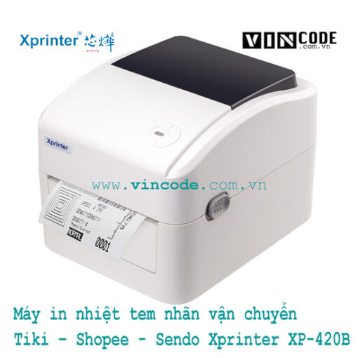 Máy in nhiệt tem nhãn Sendo Xprinter XP-420B