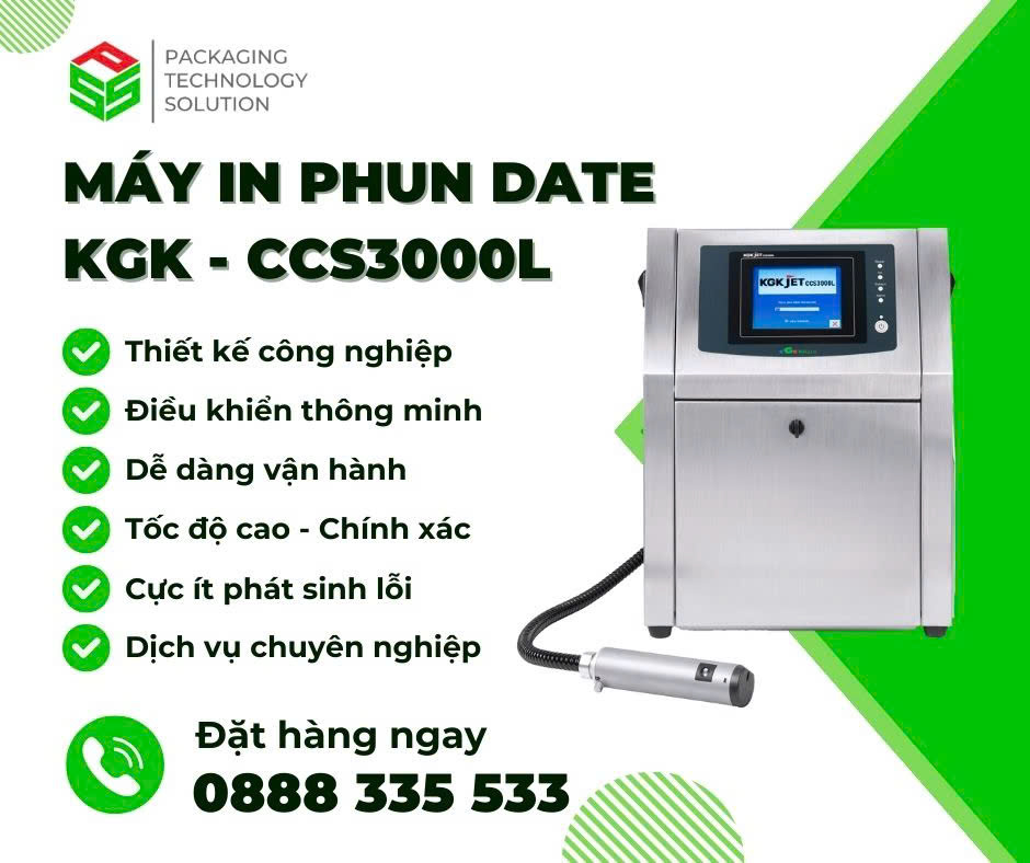 Máy in phun date KGK CCS3000L