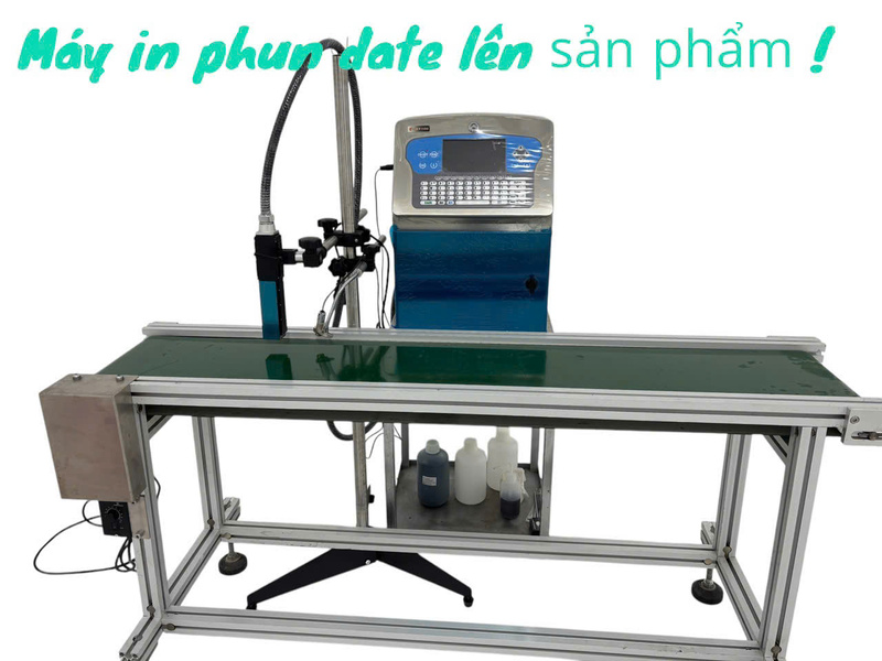 Máy in phun date lên sản phẩm