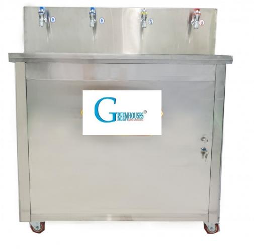 Máy lọc nước 4 vòi nóng lạnh RO 120L/h công nghiệp