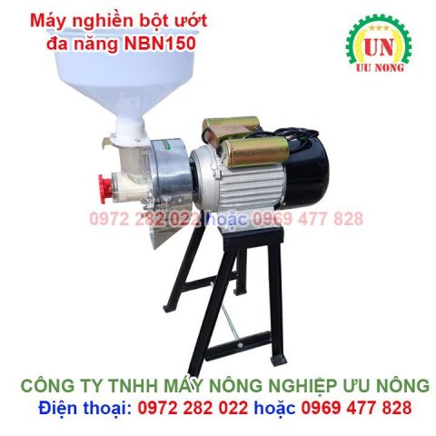 Máy nghiền bột đa năng – Nghiền bột nước làm bánh cuốn – Nghiền bột khô
